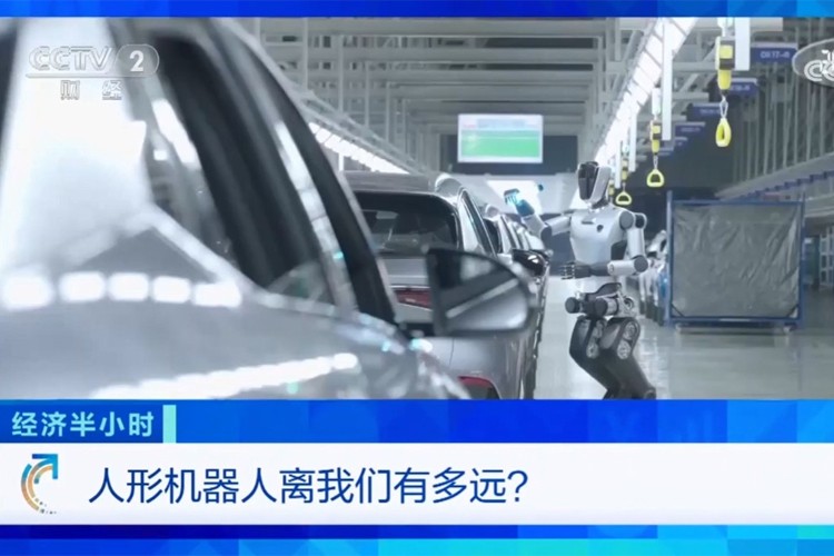 中央电视台《经济半小时》栏目对3522vip浦京集团机器人的专题报道